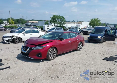 2022 Nissan Maxima Platinum Xtronic Cvt from USA, damaged, VIN 1N4AA6FV1NC503765